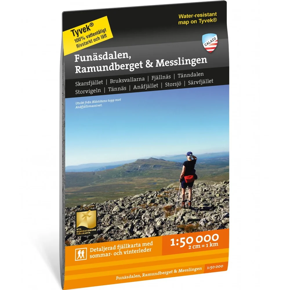 Calazo förlag Funäsdalen Ramundberget Messlingen 1:50.000 NoColour v:8717521 Calazo förlag Funäsdalen Ramundberget Messlingen 1:50.000 NoColour v:8717521