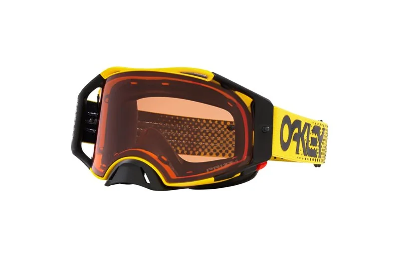 Goggles Oakley Airbrake MX Moto Yellow-Prizm Mx Bronze v:9389864