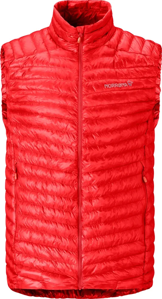 Norrøna Men’s Trollveggen Superlight Down Vest Arednalin Red v:8227670 Norrøna Men’s Trollveggen Superlight Down Vest Arednalin Red v:8227670