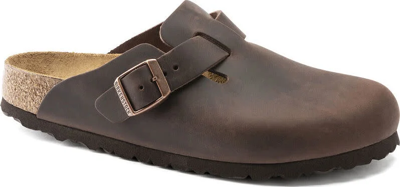 Birkenstock Boston Oiled Leather Narrow Habana v:7727020 Birkenstock Boston Oiled Leather Narrow Habana v:7727020