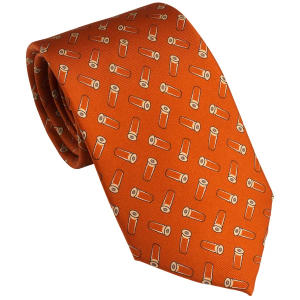 M's Cartridge Silhouette Tie Orange v:7777633