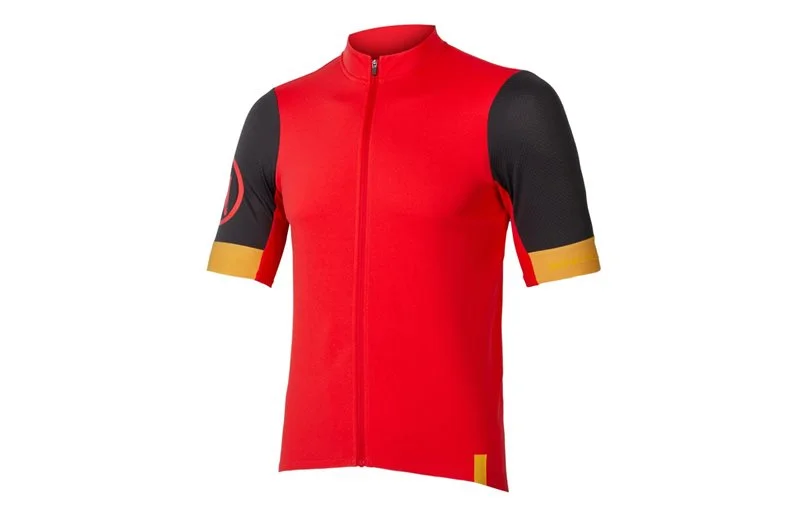 Endura Sykkeltrøye FS260 S/S Jersey Pomegranate v:5742636 Endura Sykkeltrøye FS260 S/S Jersey Pomegranate v:5742636