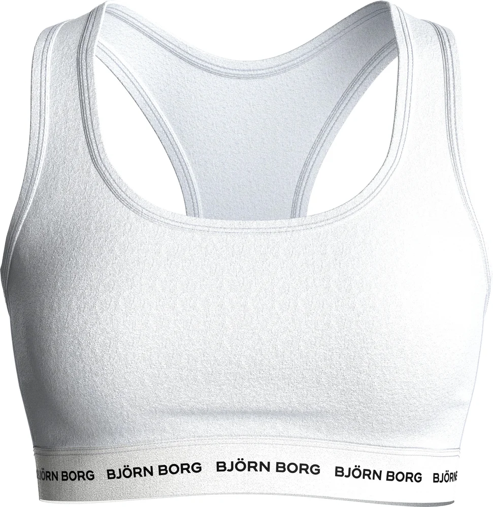 Björn Borg Women's Logo Soft Top 1p Brilliant White v:4522510