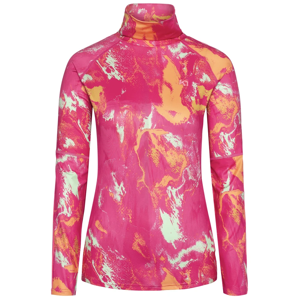 Kari Traa Women's Fierce Long Sleeve Bright Pink v:8572791