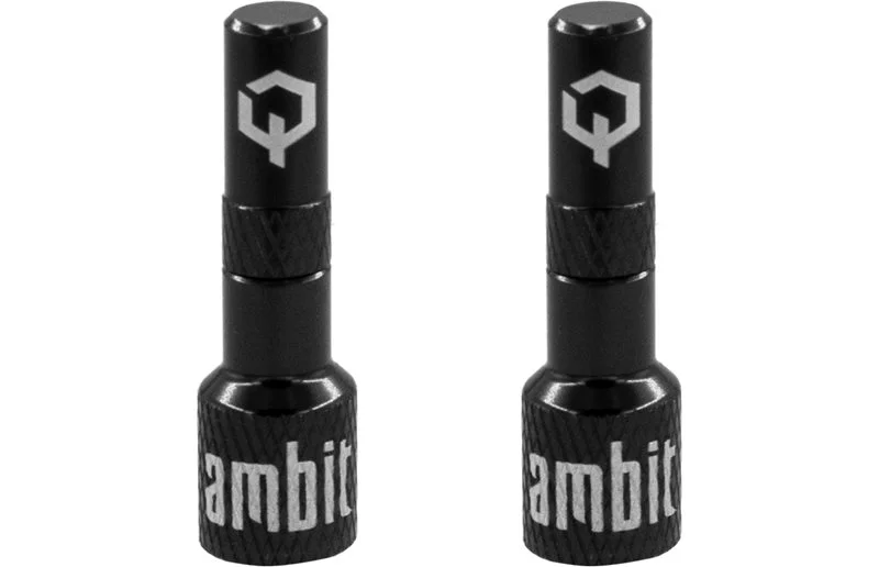 Ambit Tubeless Valve Adapters Realm Black v:5258873