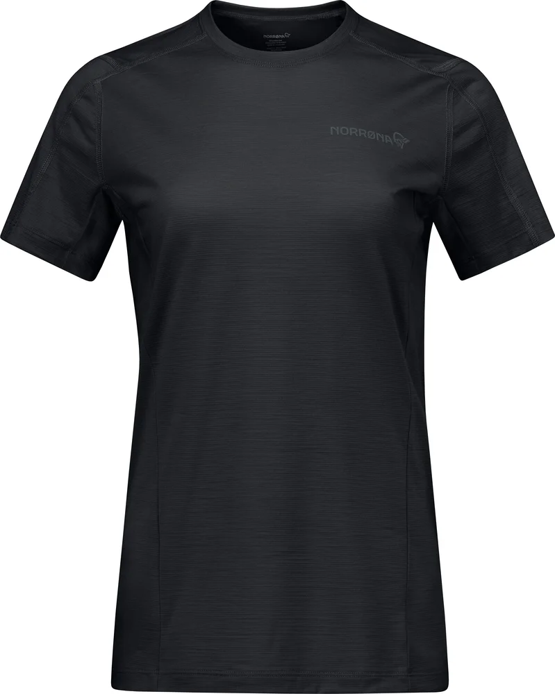 Norrøna Women's Falketind EqualiserUll T-shirt Caviar Black v:5480654