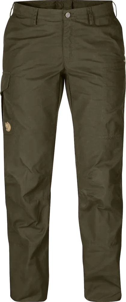 Fjällräven Women's Karla Pro Trousers Curved Dark Olive v:3184258