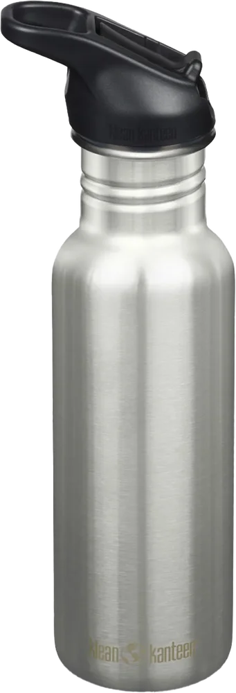 Klean Kanteen Classic Narrow 532 ml (W/ Flip Seal Sport Cap and Straw) Brushed Stainless v:1461043 Klean Kanteen Classic Narrow 532 ml (W/ Flip Seal Sport Cap and Straw) Brushed Stainless v:1461043