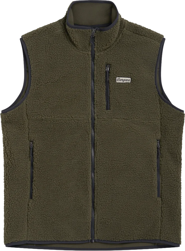 Bergans Men's Lunnan Pile Fleece Vest Pine Forest v:2432573