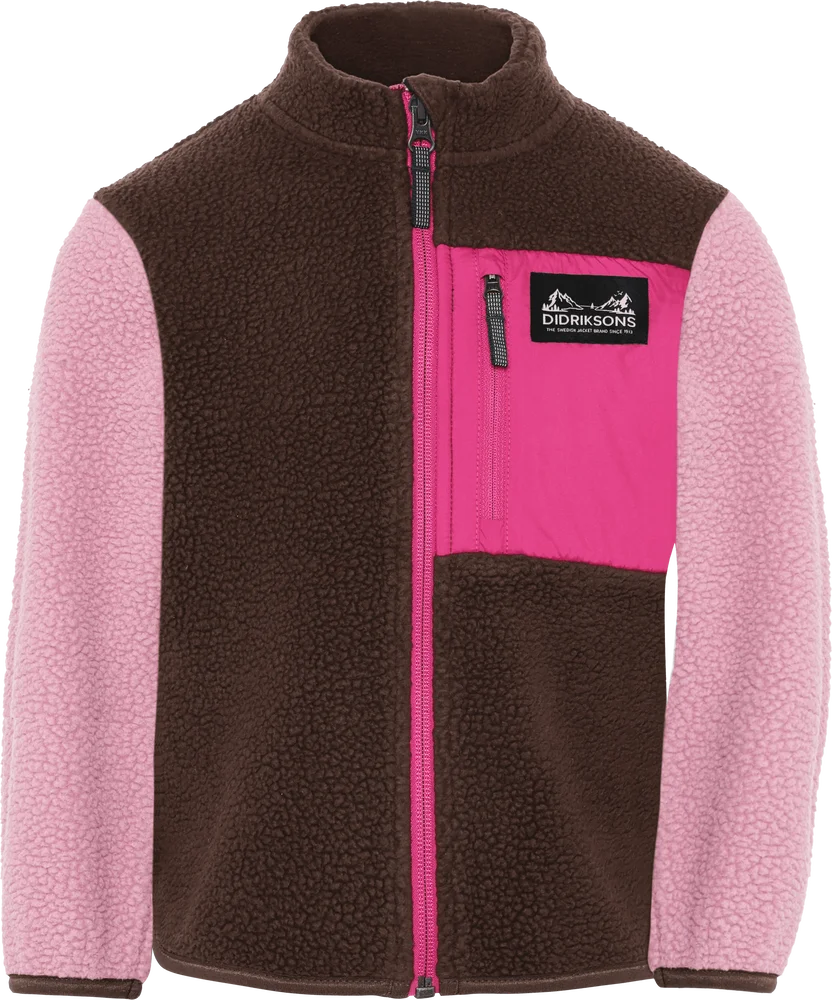 Didriksons Kids’ Anten Full-Zip Oyster Pink v:8416692 Didriksons Kids’ Anten Full-Zip Oyster Pink v:8416692