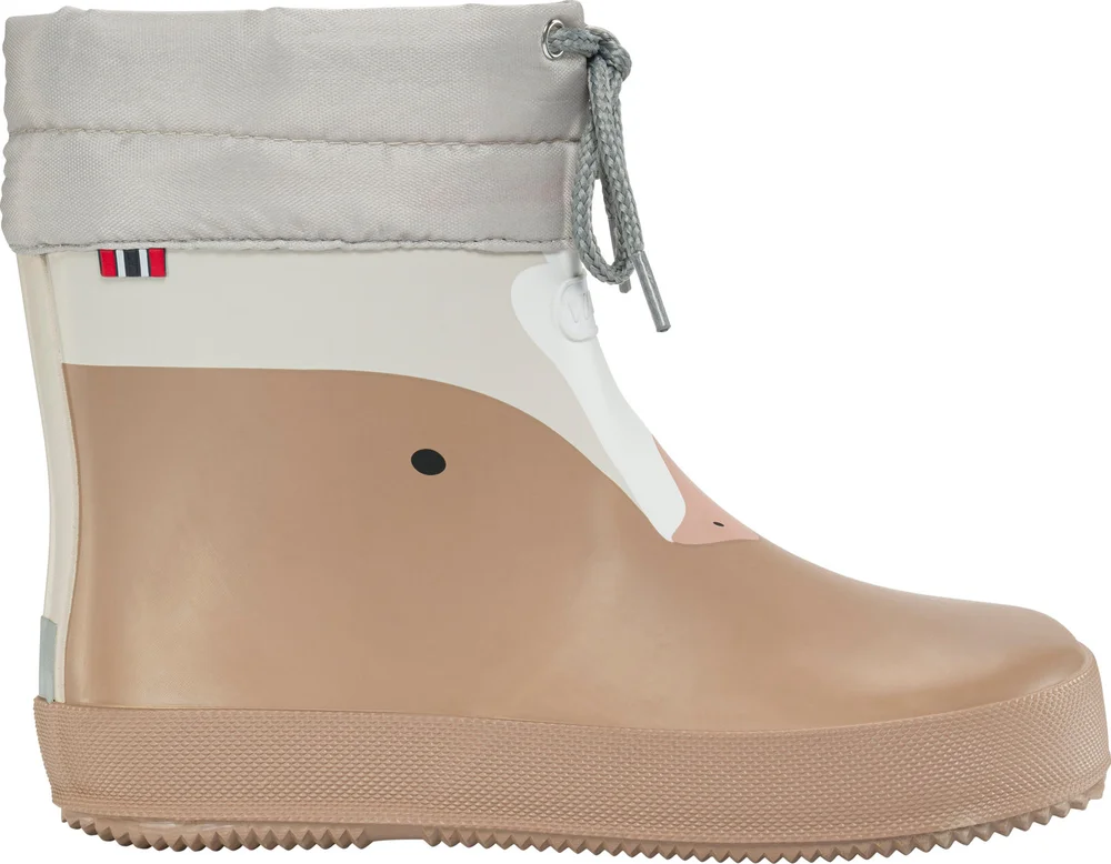 Viking Footwear Kids' Alv Barefoot Paw Print Beige v:1876630