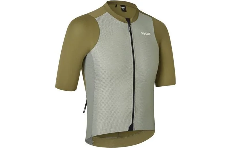 Sykkeltrøye GripGrab PACR Lightweight Short Sleeve Jersey Olive Green v:9395769