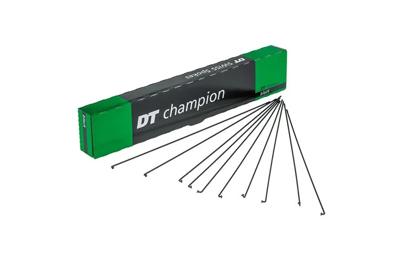 Eiker DT Swiss Competition RACE 1-ST J-Bend Rund Black v:2092268