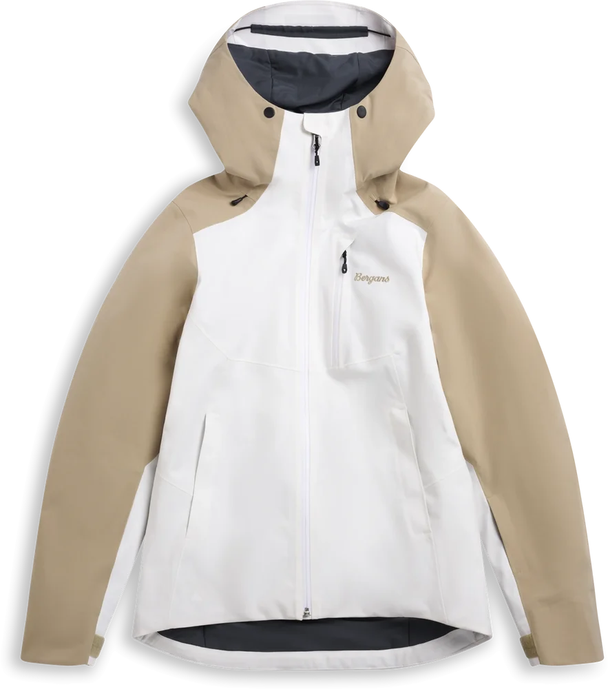 Bergans Women's Oppdal Insulated Shell Jacket Arctic White/sandstone v:6232604