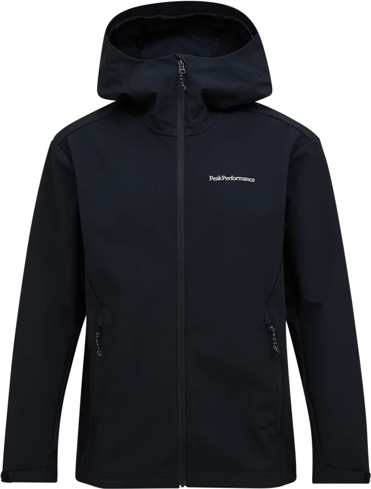 Peak Performance Men’s Explore Softshell Hood Jacket Black v:4796528