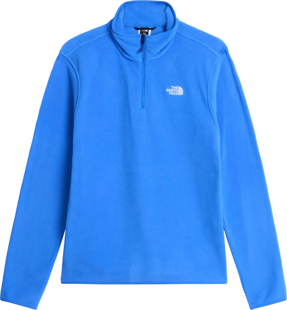 The North Face Men's Glacier Fleece 1/4 Zip Jacket Active Blue v:5707175