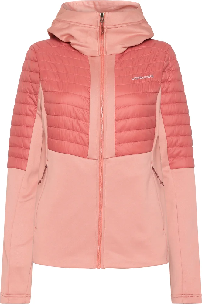 Didriksons Women's Annema Full Zip 6 Powder Pink v:5543473