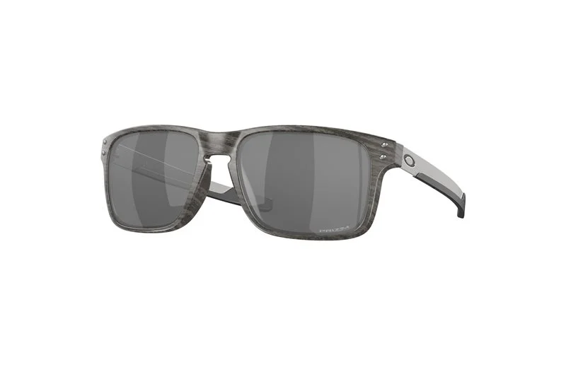 Solbriller Oakley Holbrook Mix Woodgrain / Prizm Black v:4151045