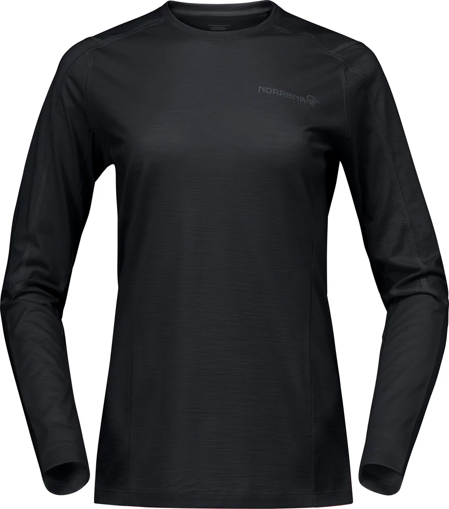 Norrøna Women's Falketind EqualiserUll Long Sleeve Caviar Black v:3427617