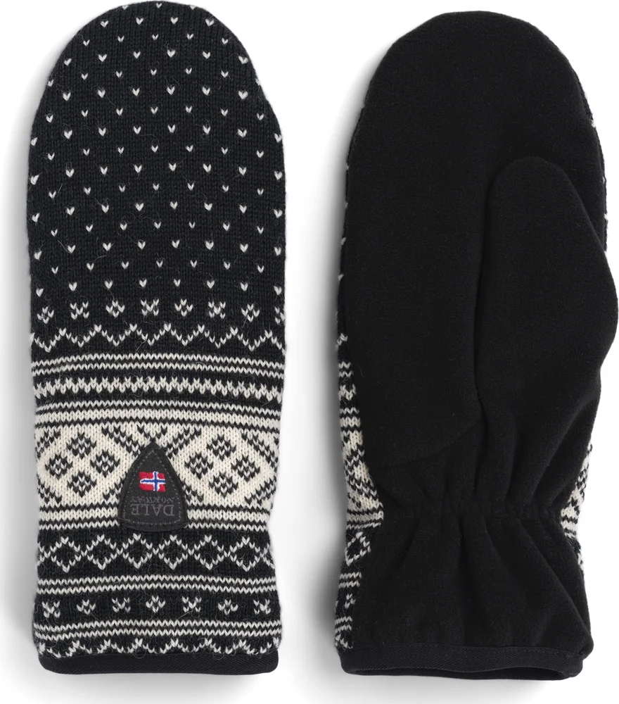 Dale of Norway Valløy Polar Mittens Black/Offwhite v:9108734