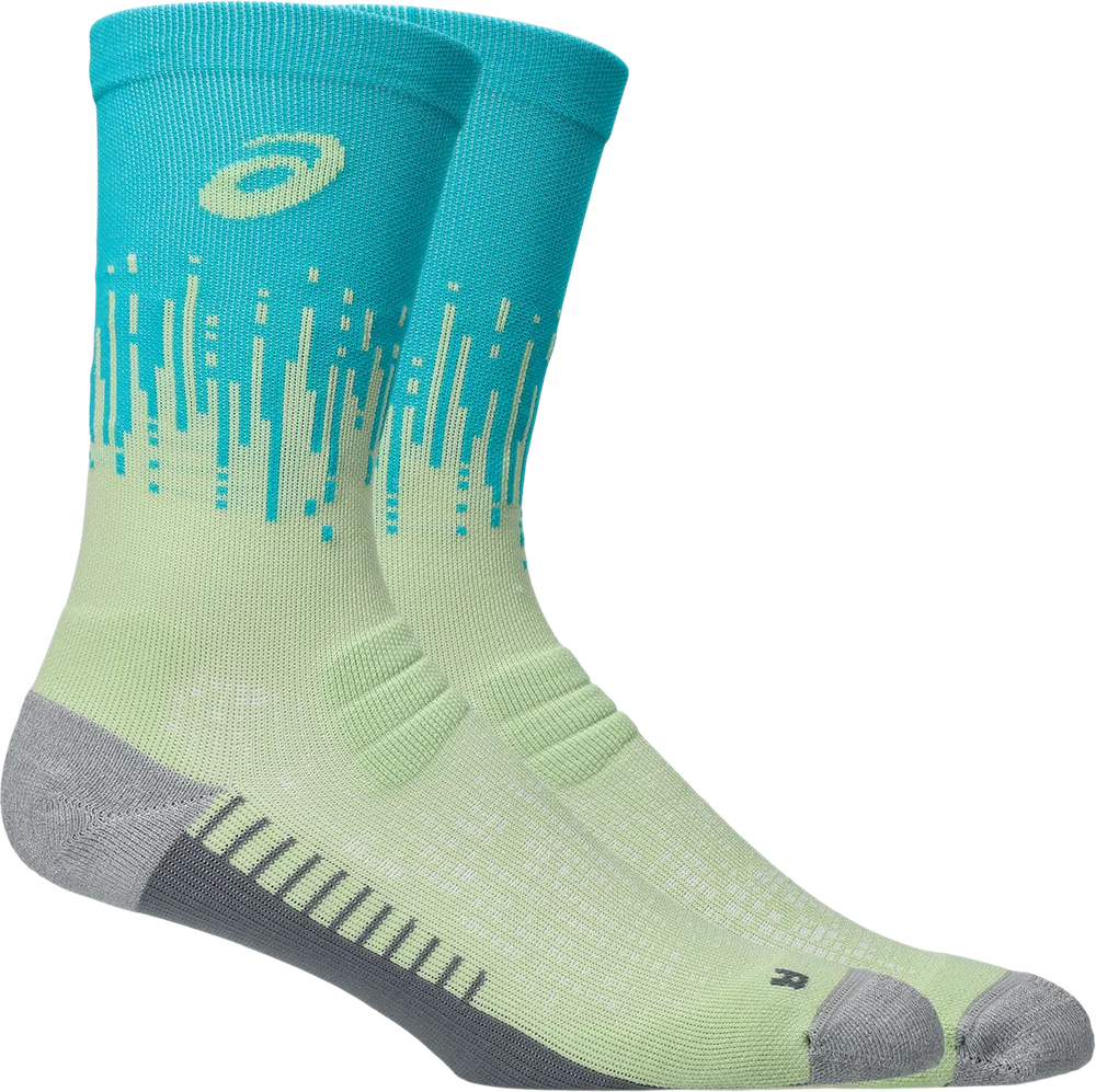 Asics Performance Run Sock Crew Illuminate Yellow/energy Aqua v:6864032