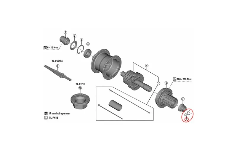 Shimano FH-U6060 Snap Hook v:3364222