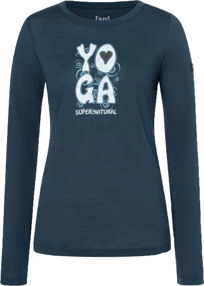 super.natural Women’s Heart Of Yoga Longsleeve Blueberry/various v:6827660 super.natural Women’s Heart Of Yoga Longsleeve Blueberry/various v:6827660