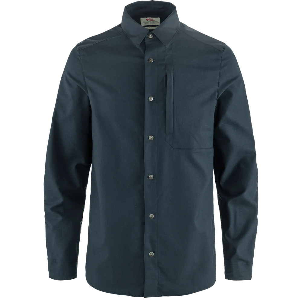 Fjällräven Men's Keb Trekking Shirt Long Sleeve Dark Navy-dark Navy v:1044260