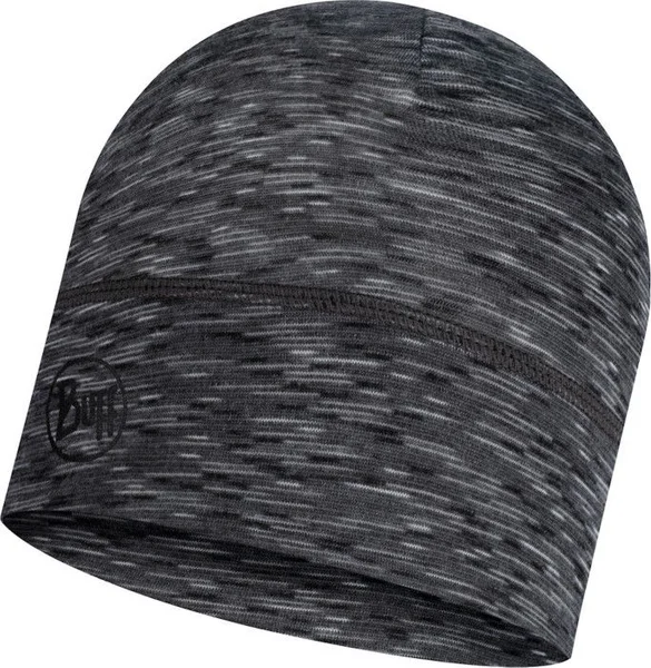 Lightweight Merino Wool Hat Graphite Multi Stripes v:1975019