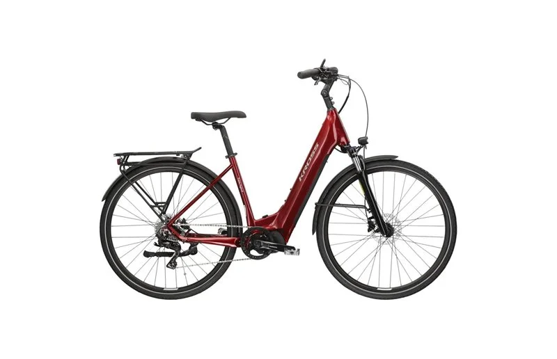 Elsykkel Hybrid Kross Trans Hybrid LS 3.0 Uni Rubin/Silver v:1922760 Elsykkel Hybrid Kross Trans Hybrid LS 3.0 Uni Rubin/Silver v:1922760