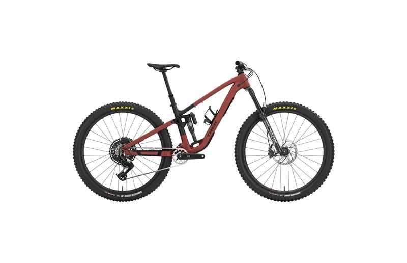 Fulldempet MTB Trek Fuel EX 9 Eagle 90 Gen 7 Matte Sedona Red/Pennyflake Splatter v:1304119