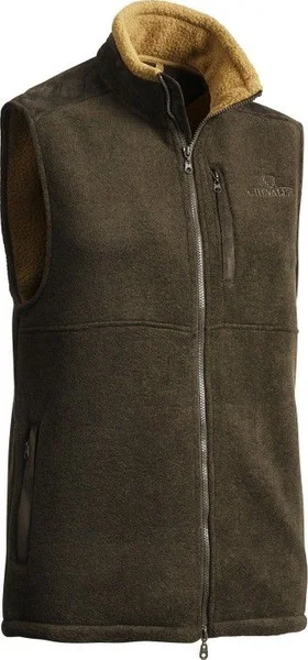 Milestone Fleece Vest Green Women Melange v:9574885