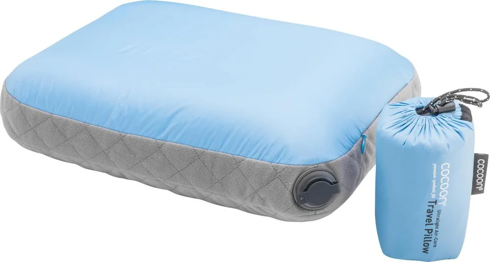 Cocoon Air-Core Pillow Ultralight Small Light Blue/Grey v:6202670