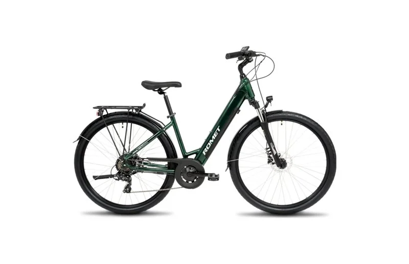 Elsykkel hybrid Romet Wave BF 1.0 R 504Wh Green v:8368269