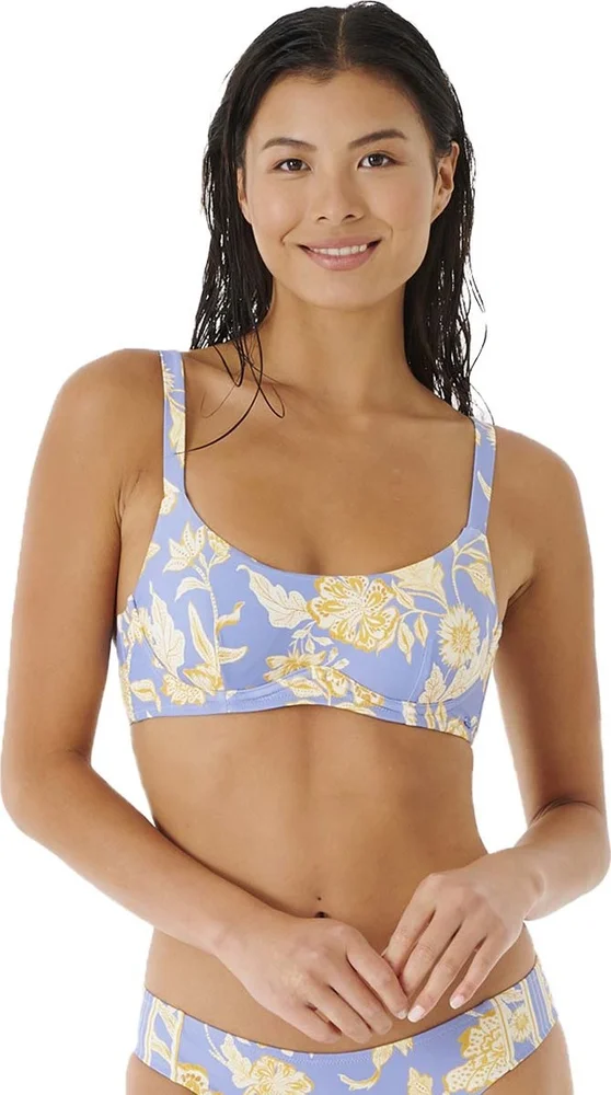Rip Curl Women's Oceans Together D-Cup Top Blue v:3657599