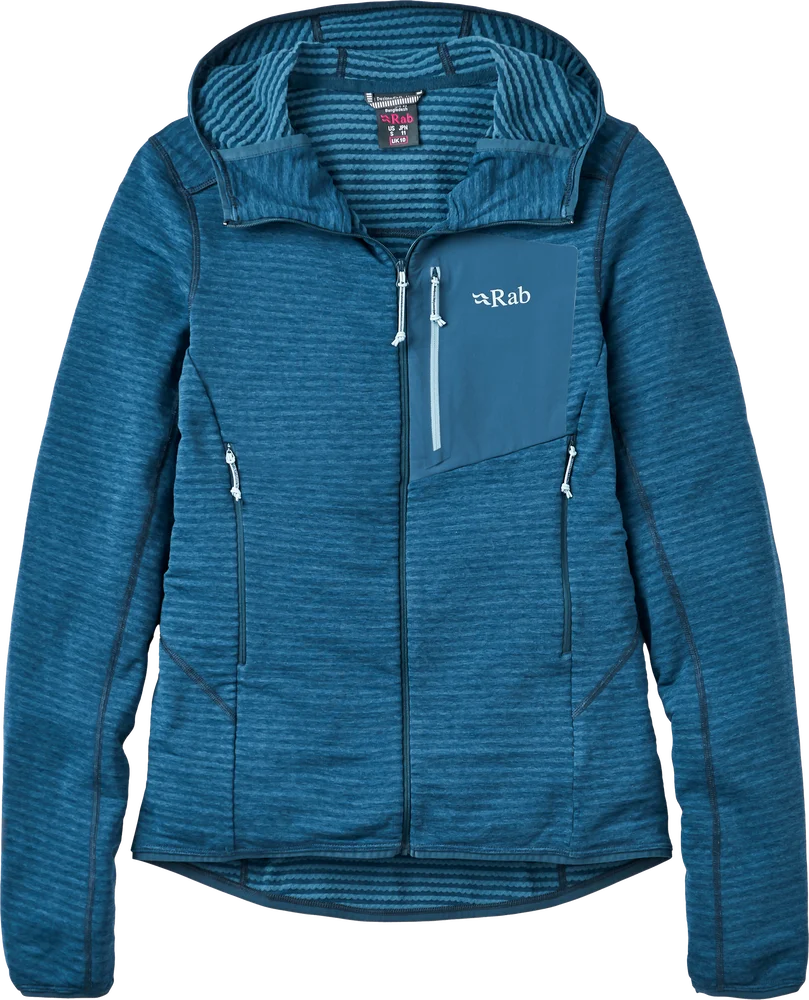 Rab Women’s Ascendor Light Hoody Tempest Blue v:2093921 Rab Women’s Ascendor Light Hoody Tempest Blue v:2093921