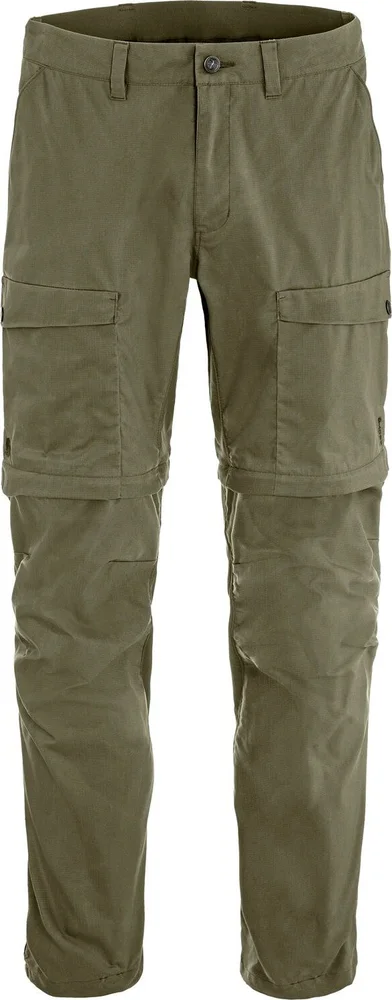 Fjällräven Men's Abisko Hybrid Trail Trousers Zip-Off Laurel Green v:5304988
