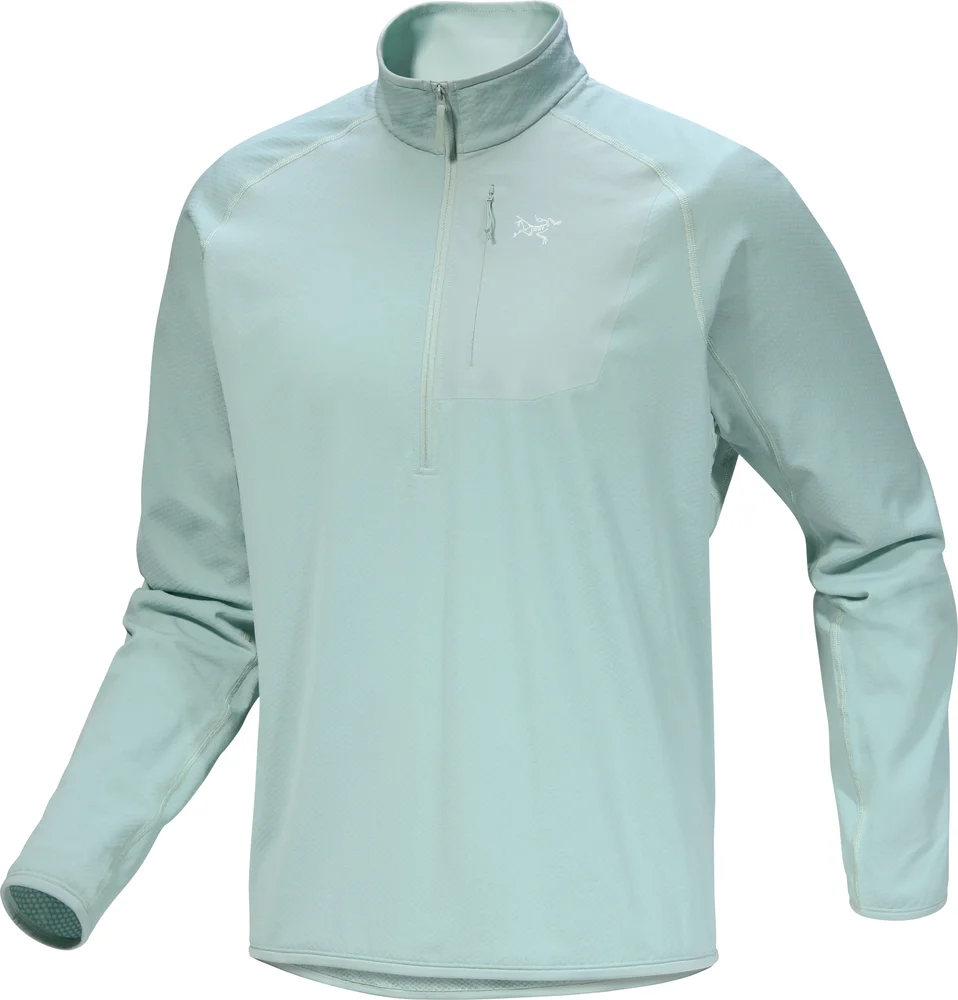 Arc’teryx Men’s Delta 1/2 Zip Stone Green v:9796998 Arc’teryx Men’s Delta 1/2 Zip Stone Green v:9796998
