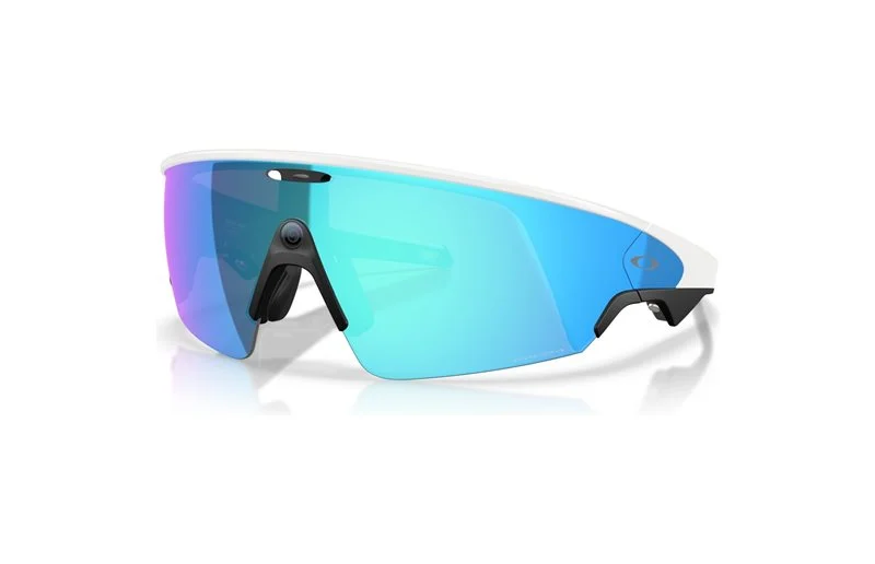 Sykkelbriller Oakley Meta Vanguard AI Smart Glasses White/Prizm Sapphire v:1897882 Sykkelbriller Oakley Meta Vanguard AI Smart Glasses White/Prizm Sapphire v:1897882