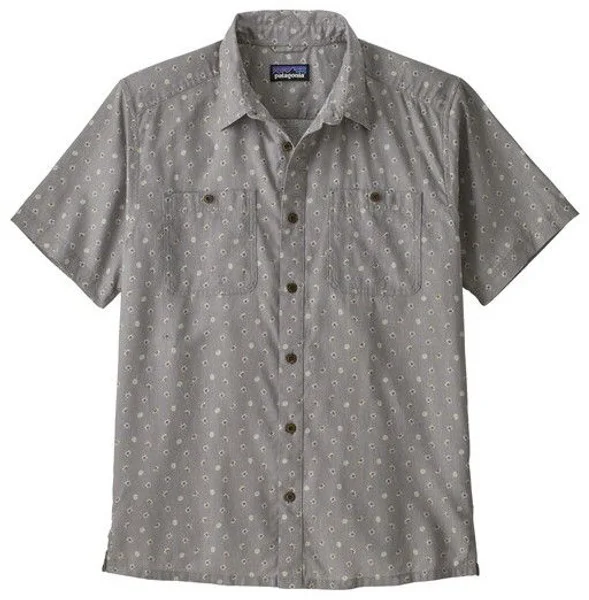 M's Back Step Shirt Guava Floral Toss Salt Grey v:3751536