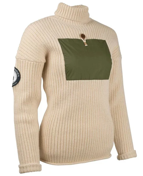 Heroes original Turtle neck Womens Natural/Green v:7140558