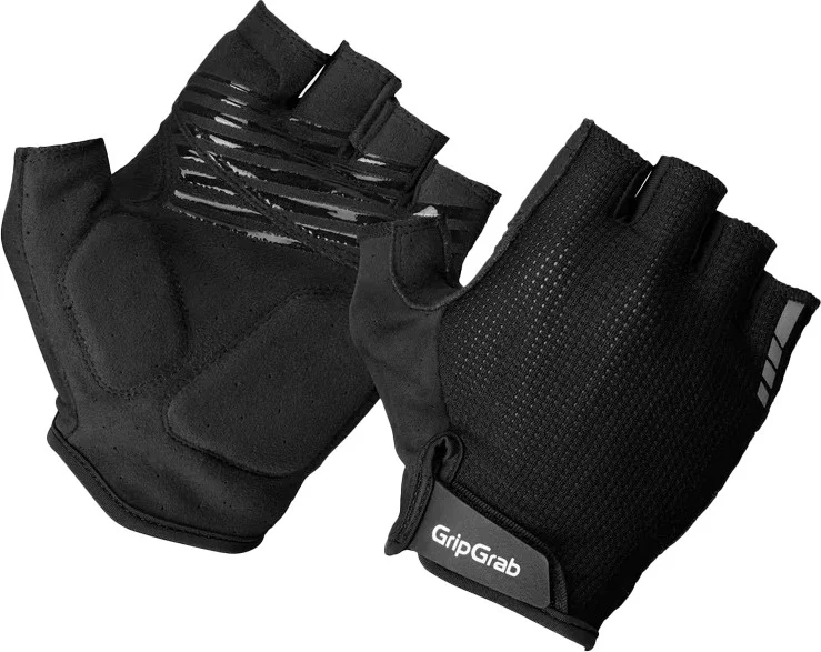 Gripgrab Explr Padded Short Finger Summer Gloves Black v:9722807 Gripgrab Explr Padded Short Finger Summer Gloves Black v:9722807