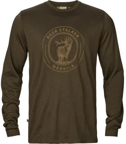 M's Game Long-Sleeved T-Shirt Willow Green Stag v:6865394
