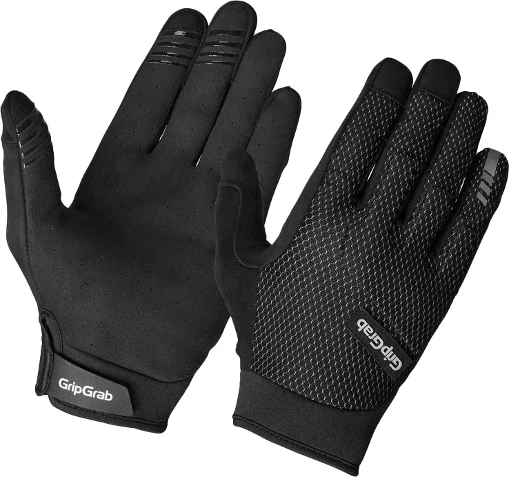 Gripgrab Descent Insidegrip™ Full Finger Summer Gloves Black v:3773082 Gripgrab Descent Insidegrip™ Full Finger Summer Gloves Black v:3773082