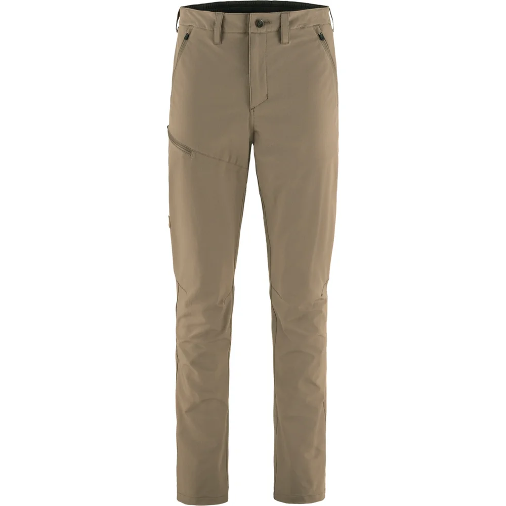 Fjällräven Men’s Abisko Trail Stretch Trousers Suede Brown v:2537082