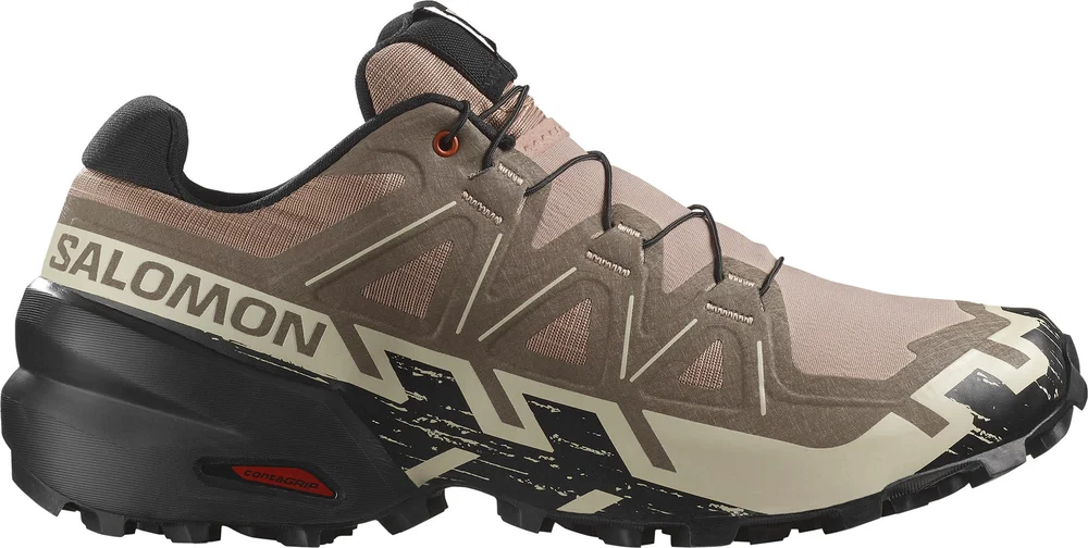 Salomon Men's Speedcross 6 Natural / Black / Almond Milk v:7193159