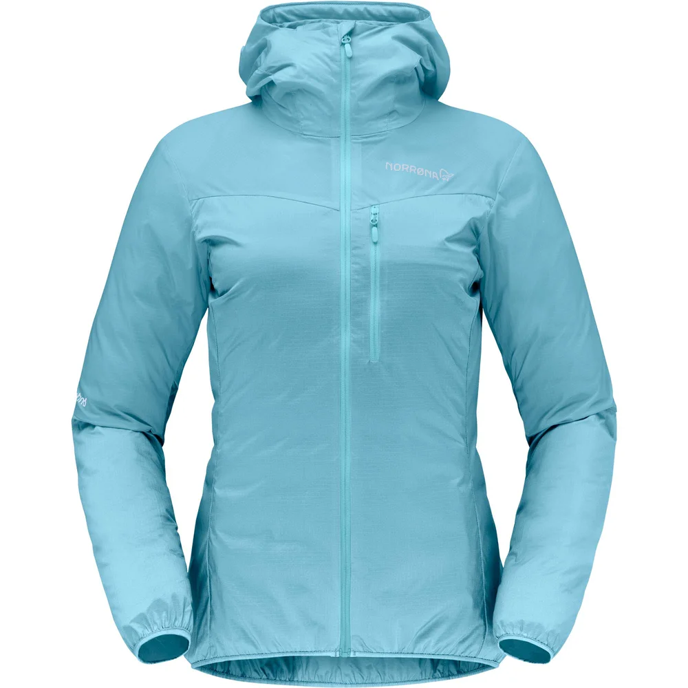 Norrøna Women's Falketind aero60 Hood Aqua Haze v:1650528