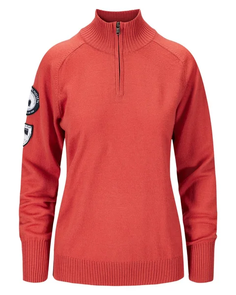 Peak Half Zip Womens Weathered Red v:1111665