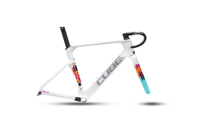 Rammesett Cube Litening AERO C:68X Frameset Graphic/White v:7842692