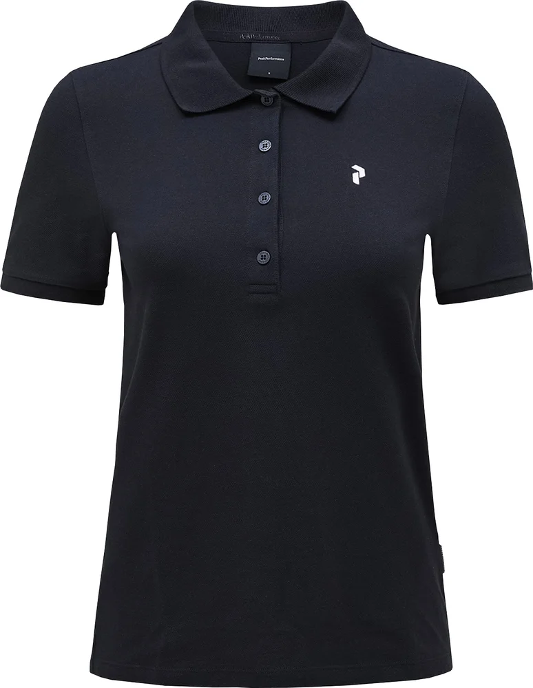 Peak Performance Women’s Classic Cotton Polo Black v:5751967 Peak Performance Women’s Classic Cotton Polo Black v:5751967